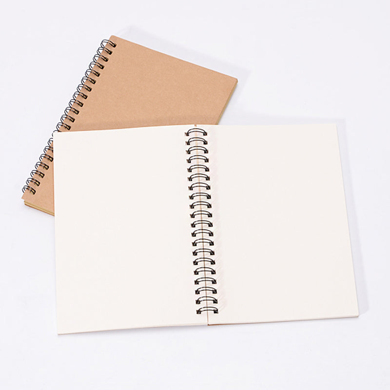 Creative vintage kraft paper coil loose-leaf diary