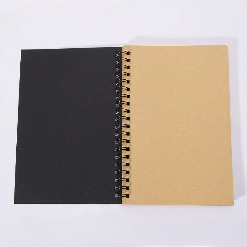 Creative vintage kraft paper coil loose-leaf diary