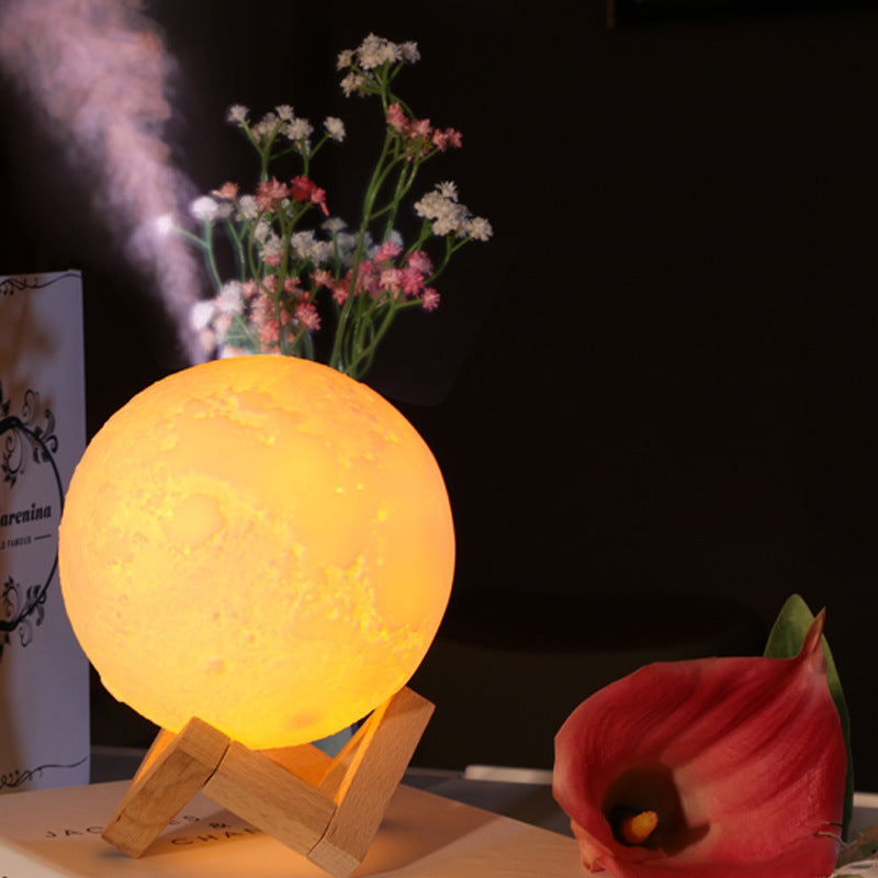 3D Moon Light Humidifier Household