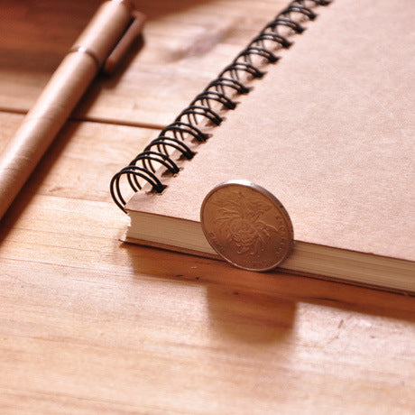 Creative vintage kraft paper coil loose-leaf diary