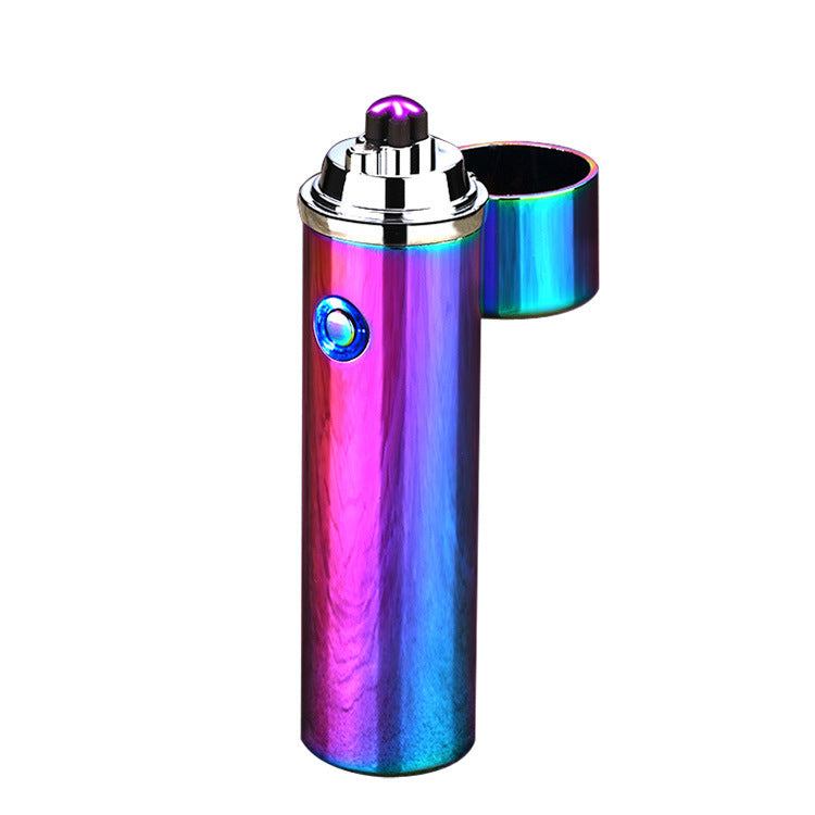 Electric Double Pulse Lighter Pipe USB Lighter Smokeless Windproof Cigarette Cigar Lighters