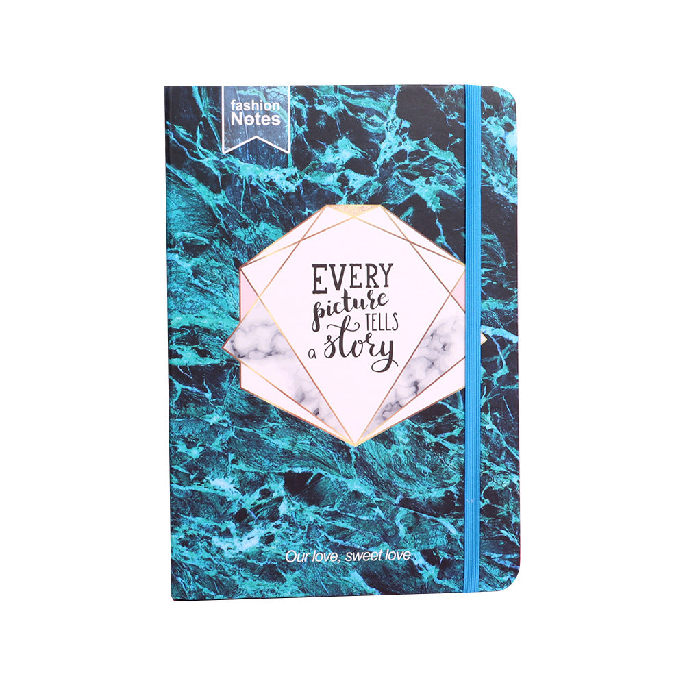 Marble Coated Notebook Diary And High Quality Thick Paper