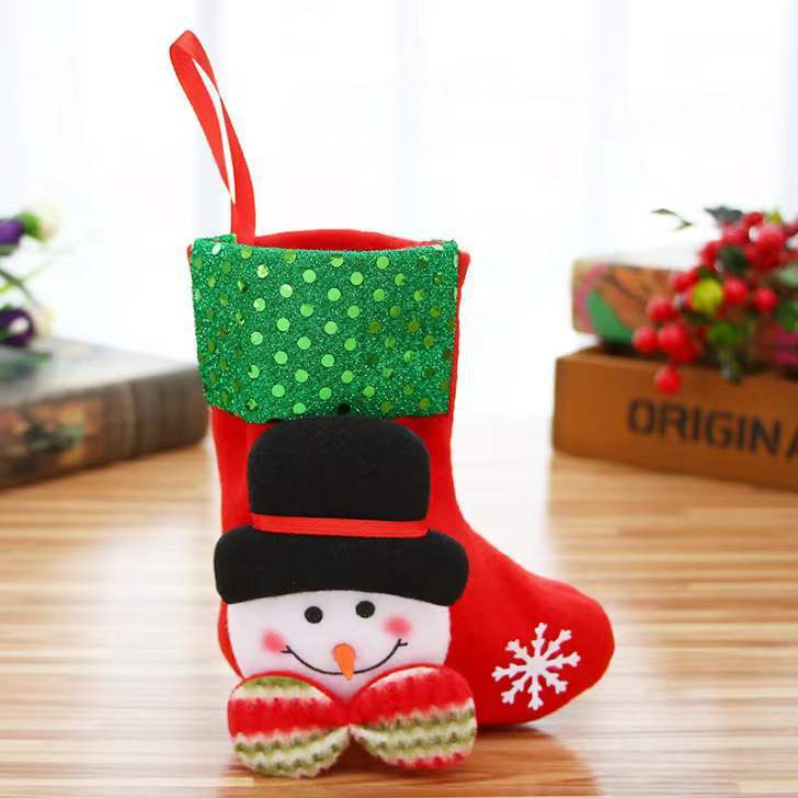 Christmas Decorations Christmas Stocking Pendant Christmas Stocking Gift Bag Hanging Piece