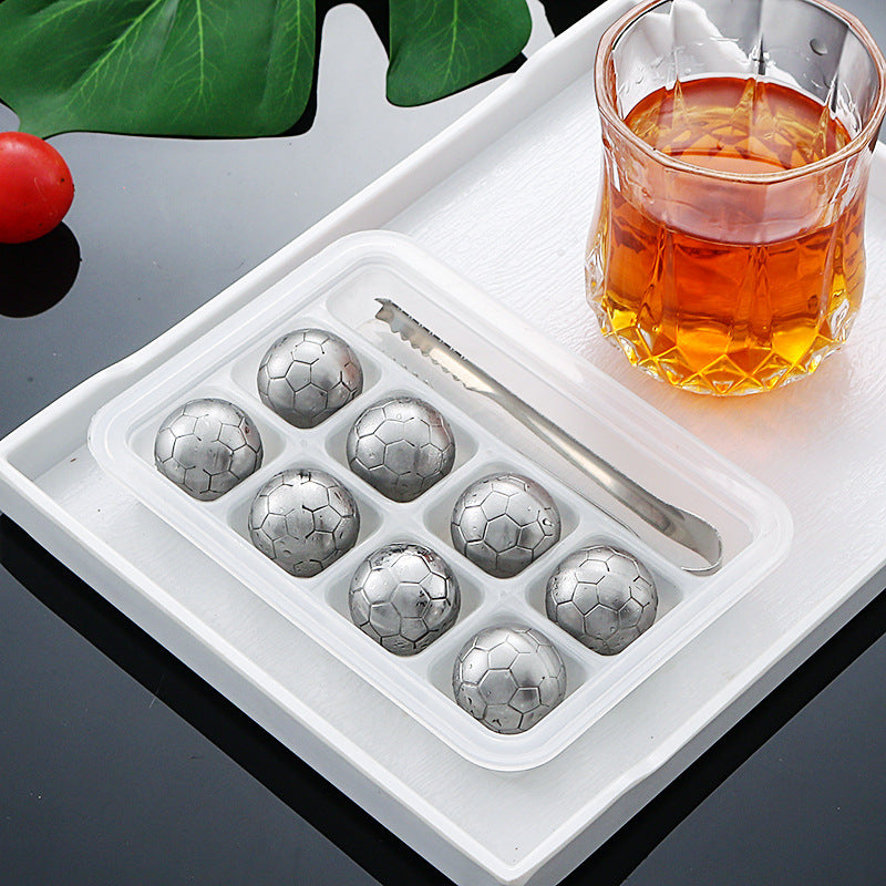 Stainless Steel Ice Particles Whisky Stone Bar Whiskey Cooling Wine Set Can Be Recycled