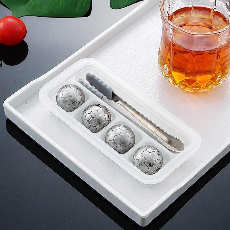 Stainless Steel Ice Particles Whisky Stone Bar Whiskey Cooling Wine Set Can Be Recycled